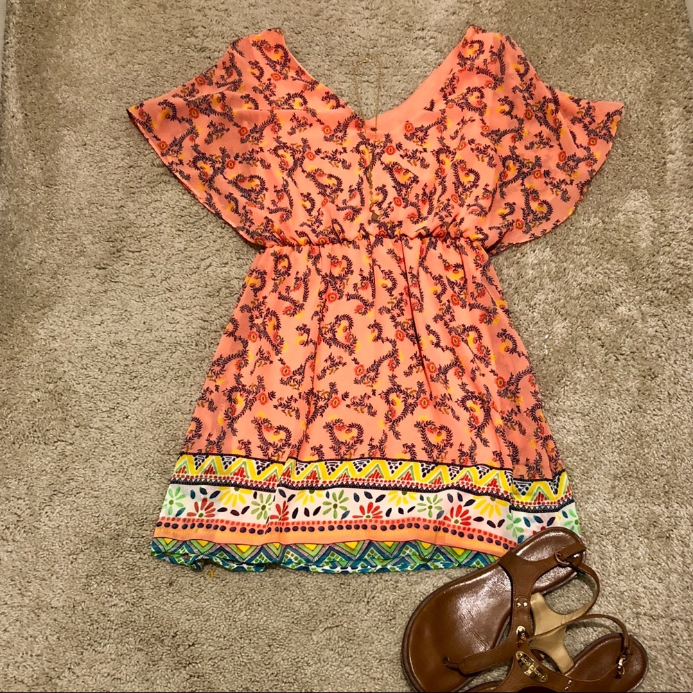 Coral Day Dress